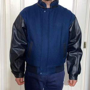 Honda Canada Manufacturing Men's Winter Bomber Jacket Size Medium Navy